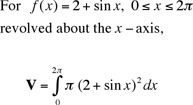 Sum of disks results in volume
