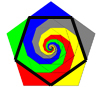 Pentagon spiral