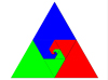 Triangle spiral