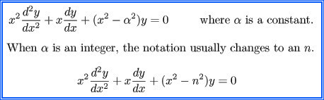 Bessel Equations