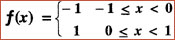 Step function equation