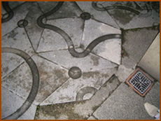 Wadham College patio