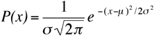 Probability Function Equation