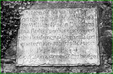 Picture of text at Bridge