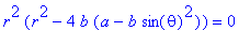Polar equation