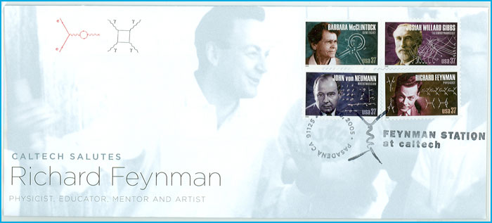 Feynman first day cover
