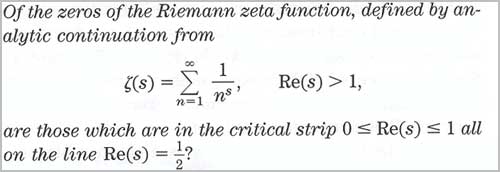 Riemann zeta function