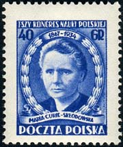 Curie stamp