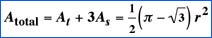 Total Area of a Reuleaux Triangle