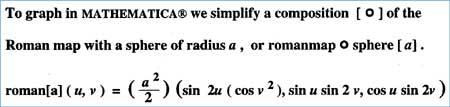 MATHEMATICA equations