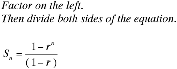 Steps in derivation
