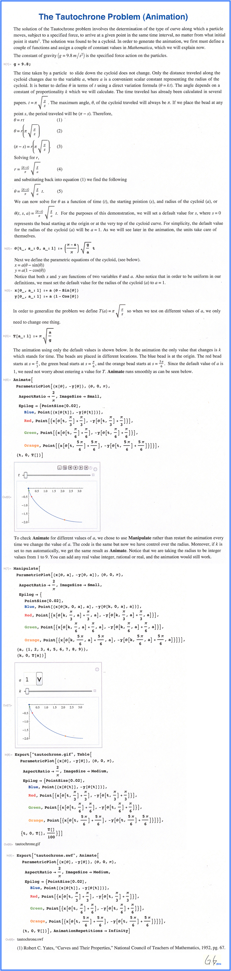 MATHEMATICA CODE