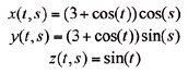 Torus equation